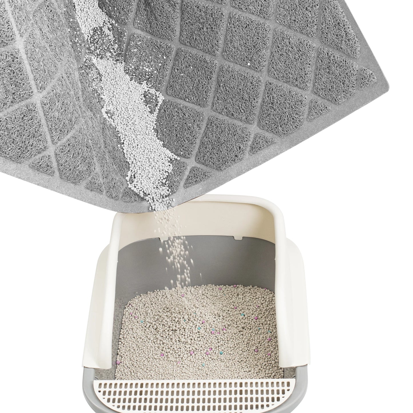 Premium Cat Litter Mat, Extra Large Size, Waterproof and Non-Slip Design