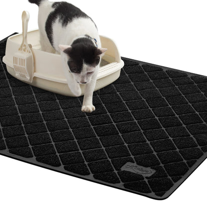 Premium Cat Litter Mat, Extra Large Size, Waterproof and Non-Slip Design