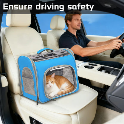Cat Backpack, Breathable Pet Backpack With Front Opening